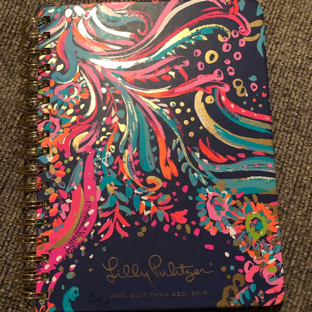 USED Large Lilly Pulitzer Agenda
